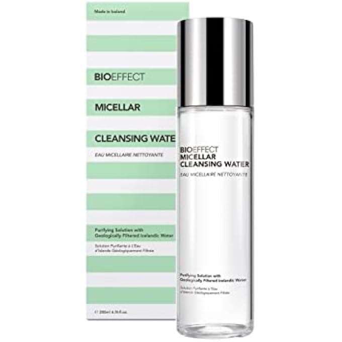 Bioeffect MICELLAR CLEANSING WATER, MAKE-UP REMOVER AND HYDRATING FACIAL CLEANSER OF ICELANDIC GEO-THERMAL MINERAL LAVA WATER & PLANT-BASED HUMECTANTS, FRAGRANCE-FREE LUXURY FACE WASH - Image 1